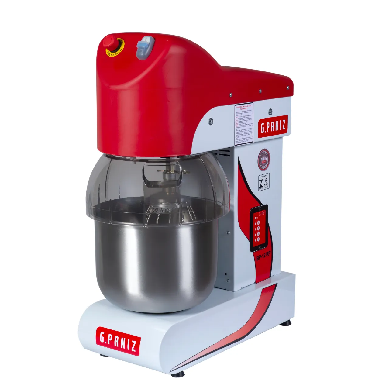BATEDEIRA PLANETARIA COM REDUTOR BP-12 RP 12LT 1/2CV 4 VEL EPOXI 127V – GPANIZ