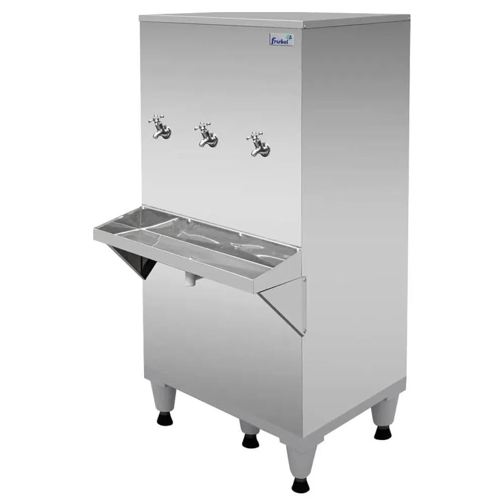 BEBEDOURO INOX COLUNA 100LTS 3 TORNEIRAS C/ FILTRO RA10 127V – FRISBEL
